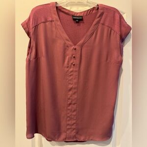 Fortune + Ivy - Helina Mixed Material Blouse